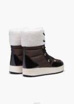 SWIMS marrón/apagado/bla corredor de nieve alto zapato 2X0TR142 - Image 3
