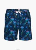 SWIMS medusa azul marino sotogrande bañador corto 6" ropa 2X0TR305