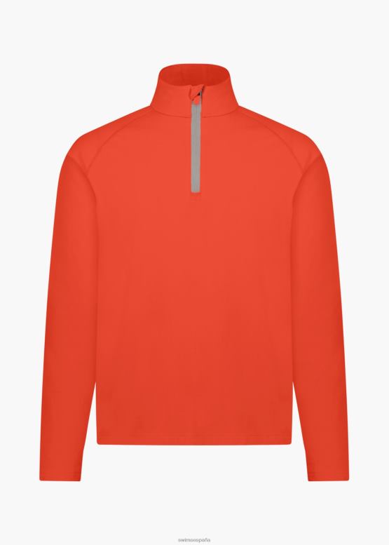 SWIMS naranja jersey con cremallera de 1/4 stavenger ropa 2X0TR186 - Image 1