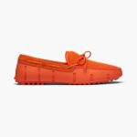 SWIMS naranja Mocasín estilo mocasín con encaje trenzado zapato 2X0TR16