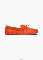 SWIMS naranja Mocasín estilo mocasín con encaje trenzado zapato 2X0TR16