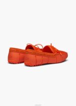 SWIMS naranja Mocasín estilo mocasín con encaje trenzado zapato 2X0TR16 - Image 3