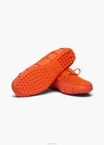 SWIMS naranja Mocasín estilo mocasín con encaje trenzado zapato 2X0TR16 - Image 4