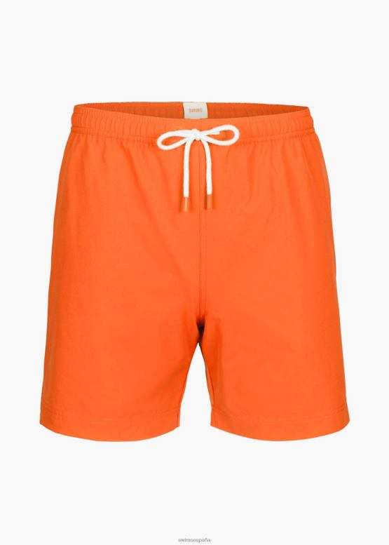 SWIMS naranja short de baño regn activado por agua de 6" ropa 2X0TR295 - Image 1
