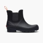 SWIMS negro bota de lluvia charlie zapato 2X0TR139