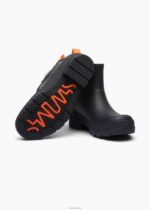 SWIMS negro bota de lluvia charlie zapato 2X0TR139 - Image 4