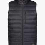 SWIMS negro chaleco de plumas lofoten sin costuras ropa 2X0TR171