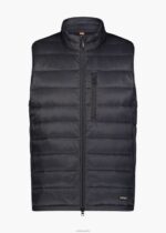SWIMS negro chaleco de plumas lofoten sin costuras ropa 2X0TR171
