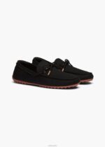 SWIMS negro conductor de punto de encaje trenzado zapato 2X0TR2 - Image 2