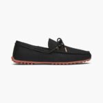 SWIMS negro conductor de punto de encaje trenzado zapato 2X0TR2