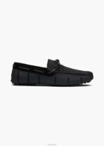 SWIMS negro conductor tejido zapato 2X0TR58