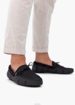 SWIMS negro conductor tejido zapato 2X0TR58 - Image 3