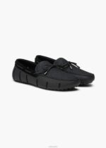 SWIMS negro/grafito Mocasín estilo mocasín con encaje trenzado zapato 2X0TR11 - Image 2