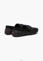 SWIMS negro/grafito Mocasín estilo mocasín con encaje trenzado zapato 2X0TR11 - Image 3
