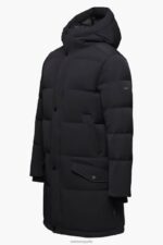 SWIMS negro parka ontario ropa 2X0TR176 - Image 3