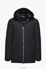 SWIMS negro parka toronto ropa 2X0TR178