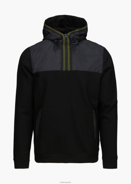 SWIMS negro sudadera con capucha davos ropa 2X0TR198