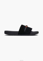 SWIMS negro tobogán riva zapato 2X0TR97