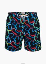 SWIMS ondulación azul marino onda nadar corto 6" ropa 2X0TR288
