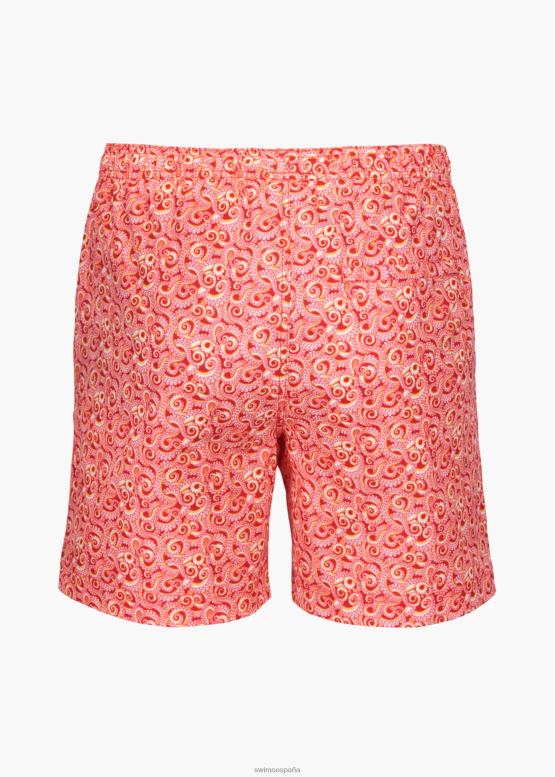 SWIMS polpo rojo short de baño sol 6" ropa 2X0TR313 - Image 3