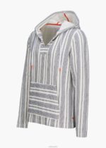 SWIMS raya azul marino sudadera con capucha treville ropa 2X0TR184 - Image 2