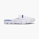 SWIMS raya blanca/azul mocasín deslizante zapato 2X0TR345