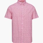SWIMS rosa baya camisa estampada campania ropa 2X0TR207