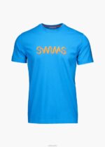 SWIMS vela azul camiseta con gráfico ravello ropa 2X0TR246