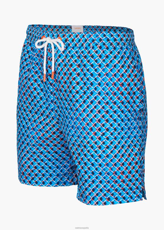 SWIMS vela red azul onda nadar corto 6" ropa 2X0TR308 - Image 2