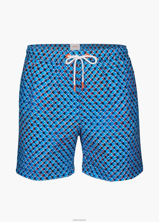 SWIMS vela red azul onda nadar corto 6" ropa 2X0TR308 - Image 1